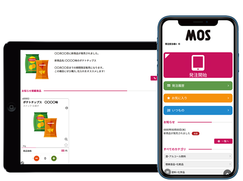 お知らせ商品表示