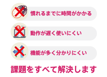 必要なデータや機能などの要件を事前に擦り合わせる